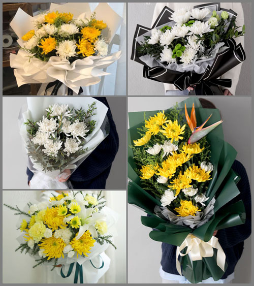 江苏南京秦淮区光华路街道银龙花园社区白事花束代送
